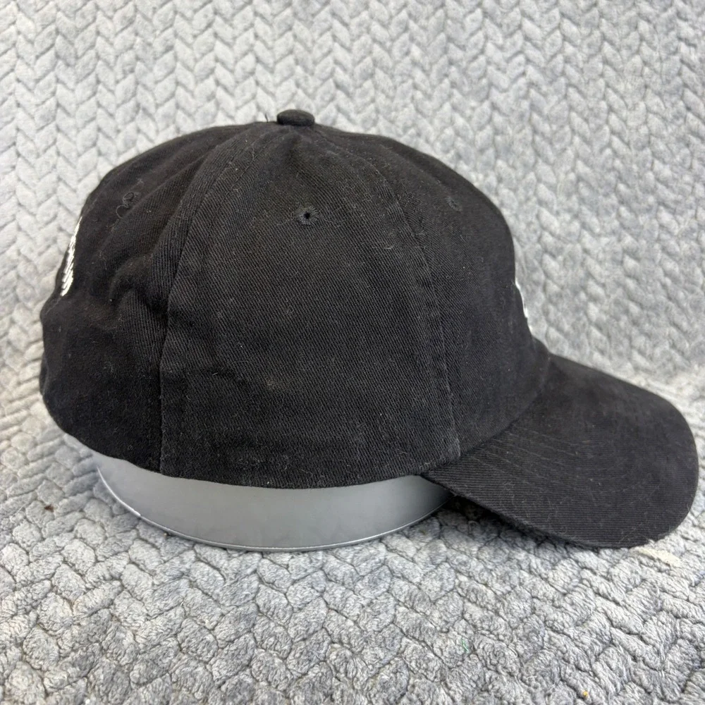 Original Penguin Mens Black Cotton Baseball Cap Dad Hat Embroidered Logo OSFM